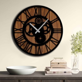 Wallity Reloj Decorativo de MDF 5050MS-008 Multicolor